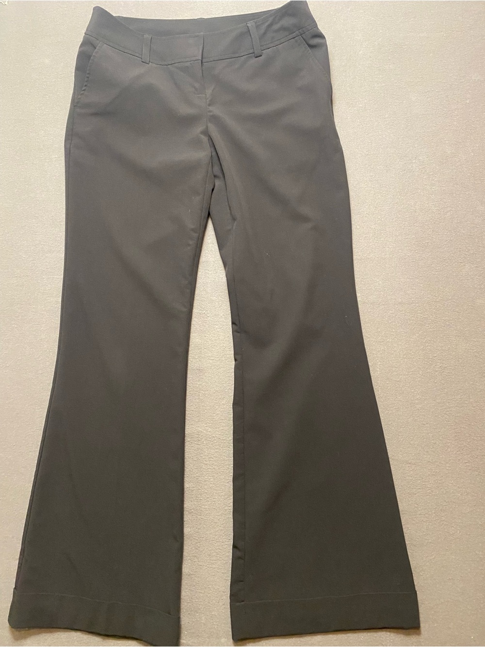 Tracy Evans Black Boot-Cut Dress Pants